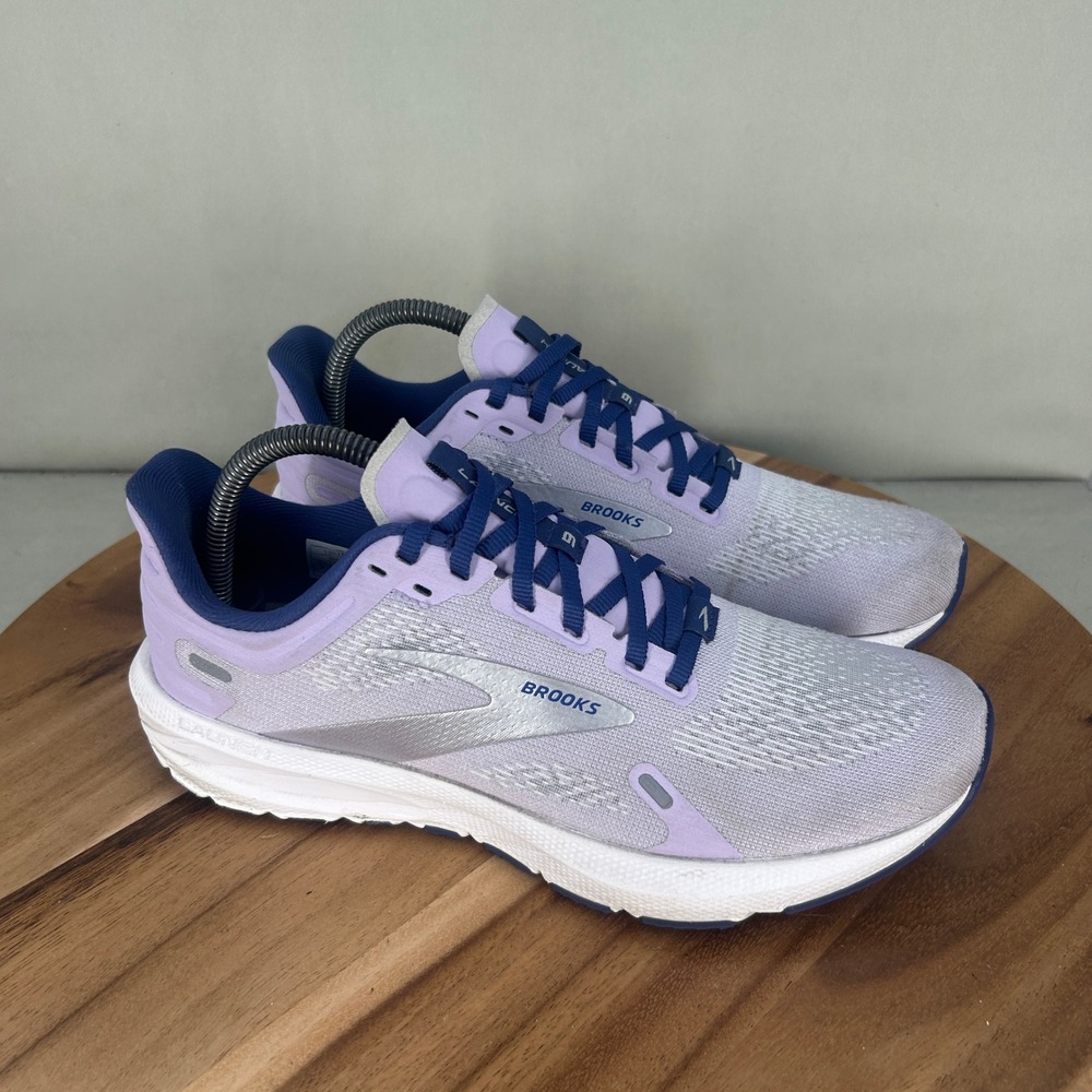Brooks Launch 9 Womens Running Shoes Purple Blue 1203731B588 Size 9 B Cushioned
